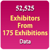 52525 Exhibitors Data From 175 Exhibitions - In Excel Format (Exhibition Wise) From 2021-2024