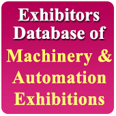 14,800 Exhibitors of 37 Exhibitions Related to Industrial, Machinery, Engg., Automation - In Excel Format (Exhibition Wise)