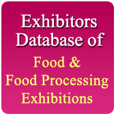 14560 Exhibitors Of 43 Exhibitions Related to Food, Processing, Hospitality - In Excel Format (Exhibition Wise) From 2018-2025