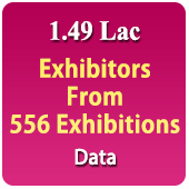 1.49 Lac Exhibitors Data From 556 Exhibitions - In Excel Format (Exhibition Wise) From 2016-2024