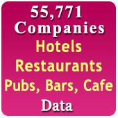 55,771 Hotels, Restaurants, Pubs, Bars, Cafe, Banquets, Tent Houses & Caterers (All India) Data - In Excel Format