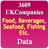 3609 Companies UK Food, Beverages, Seafood, Fishing Etc. Data - In Excel Format