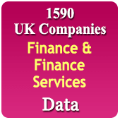 1590 UK Companies Related To Finance & Finance Services Data - In Excel Format