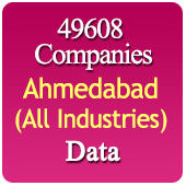 49608 Companies from AHMEDABAD Business, Industry, Trades ( All Types Of SME, MSME, FMCG, Manufacturers, Corporates, Exporters, Importers, Distributors, Dealers) Data - In Excel Format