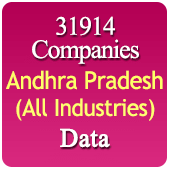 31914 Companies from ANDHRA PRADESH Business, Industry, Trades ( All Types Of SME, MSME, FMCG, Manufacturers, Corporates, Exporters, Importers, Distributors, Dealers) Data - In Excel Format