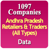 1097 Companies - Andhra Pradesh Retailers & Traders (All Types) Data - In Excel Format