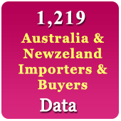 1,219 Importers & Buyers of Australia  & Newzeland (All Products)  Data - In Excel Format