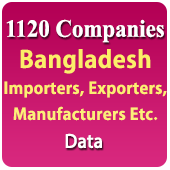 1120 Companies Bangladesh - Manufacturers, Exporters, Importers, Dealers, Distributors & Retailers Data - In Excel Format