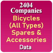 2404 Companies - Bicycle (All Types) Spares & Accessories Data - In Excel Format