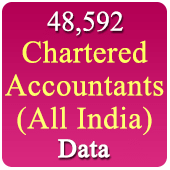 48,592 All India Chartered Accountants Data - In Excel Format