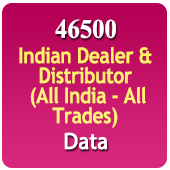 46,500 Companies - All India Dealers & Distributors (All Trades) Data - In Excel Format