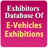 2750 Exhibitors Data From 16 Exhibitions Related To E-Vehicles From 2017 To 2024 Data - In Excel Format