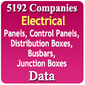 5,192 Companies - Electrical Panels, Control Panels, Distribution Boxes, Busbars, Junction Boxes Products, Materials & Accessories Data - In Excel Format