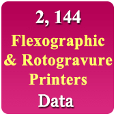 2,144 Companies - Flexographic and Rotogravure Printer Data - In Excel Format