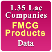 1.35 Lac Companies Related to FMCG (Food, Beverages, Household, Beauty, Health, Cosmetic, Personal Care, Consumer Goods, Stationery) All India Data - In Excel Format) Data - In Excel Format