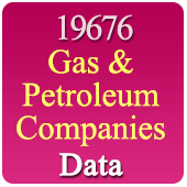 19676 Gas & Petroleum Companies (All India) Data - In Excel Format