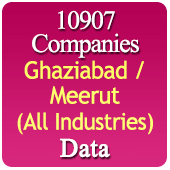 10907 Companies from Ghaziabad / Meerut Business, Industry, Trades ( All Types Of SME, MSME, FMCG, Manufacturers, Corporates, Exporters, Importers, Distributors, Dealers) Data - In Excel Format