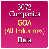 3072 Companies from GOA Business, Industry, Trades ( All Types Of SME, MSME, FMCG, Manufacturers, Corporates, Exporters, Importers, Distributors, Dealers) Data - In Excel Format