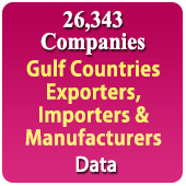 26,343 Companies - Gulf Countries Exporters, Importers & Manufacturers (All Trades) Data - In Excel Format