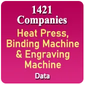 1421 Companies - Heat Press, Binding Machine & Engraving Machine Data - In Excel Format