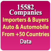 15,582 Companies - International Auto & Automobiles Products From 50+ Countries Data (US,  UK, Australia, New Zealand, China, Taiwan, Bangladesh, Canada, Malaysia, Singapore,  UAE, Abu Dhabi, Dubai, Indiana, Sri Lanka, Korea, etc) - In Excel Format