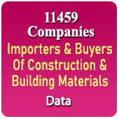 11,459 Companies - Importers & Buyers of Construction & Building Material from 50+ Countries Data (Singapore,  Indonesia, Thailand, Philippines, Vietnam, Malaysia, Australia, New Zealand,  Bangladesh, Sri Lanka Etc.) - In Excel Format