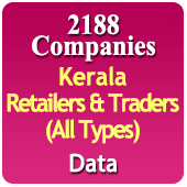 2188 Companies - Kerala Retailers & Traders (All Types) Data - In Excel Format