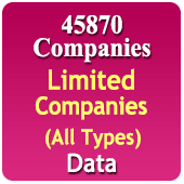 All India 45870  Ltd. Companies (All Types) Data - In Excel Format