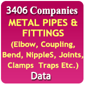 3406 Companies - Metal Pipes, Tubes & Fittings (Aluminum, Brass, Bronze, Copper & Other Metals) Data