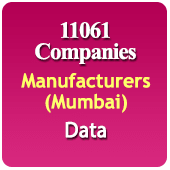 11061 Mumbai Manufacturers (All Trades) Data - In Excel Format