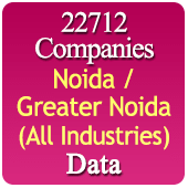 22712 Companies from NOIDA / GREATER NOIDA Business, Industry, Trades ( All Types Of SME, MSME, FMCG, Manufacturers, Corporates, Exporters, Importers, Distributors, Dealers) Data - In Excel Format