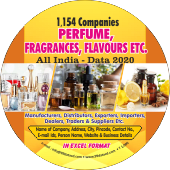 1,154 Companies - Perfume, Fragrances Flavours Etc. (All India) Data - In Excel Format