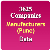 3625 Pune Manufacturers (All Trades) Data - In Excel Format