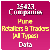 9486 Companies - Pune Retailers & Traders (All Types) Data - In Excel Format