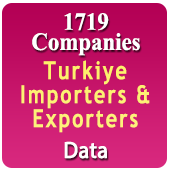 1719 Companies - Turkiye Importers & Exporters (All Trades) Data - In Excel Format