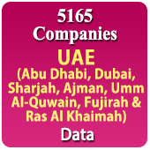 5165 Companies - UAE (Abu Dhabi, Dubai, Sharjah, Ajman, Umm Al-Quwain, Fujairah, Ras Al Khaimah) All Trades Data - In Excel Format