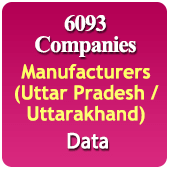 6093 Uttar Pradesh / Uttarakhand Manufacturers (All Trades) Data - In Excel Format