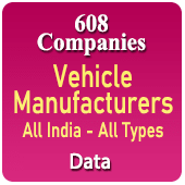 608 Companies - Vehicle Manufacturers (All Types) Data - In Excel Format