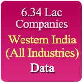 6.34 Lac Companies from WESTERN INDIA Business, Industry, Trades ( All Types Of SME, MSME, FMCG, Manufacturers, Corporates, Exporters, Importers, Distributors, Dealers) Data (Maharashtra, Gujarat, Goa, Dadra & Nagar Haveli, Daman & Diu) 